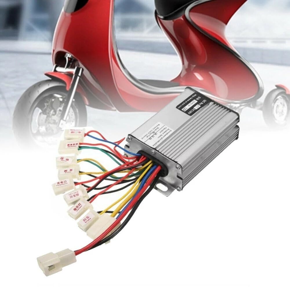 Centralina Monopattino Elettrico Parti del Controller Motore della Spazzola for Bicicletta elettrica 36 / 48V 700-1000W E-Bike Scooter Brush DC Motor Speed ​​Controller(36v)