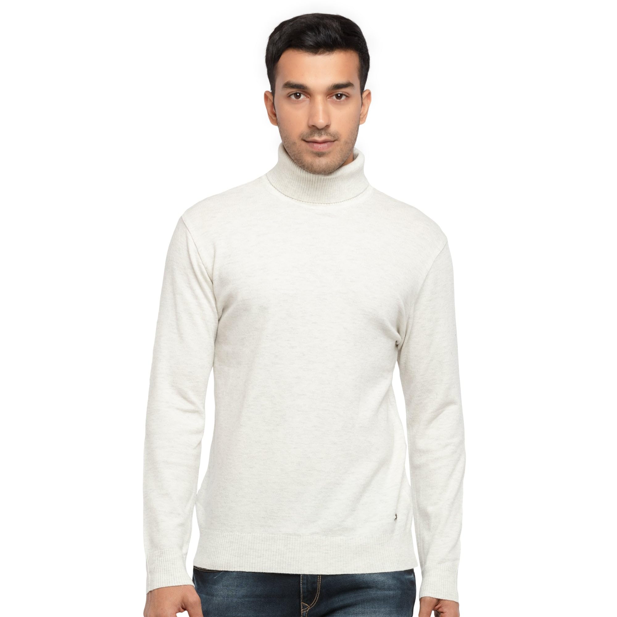 status quo Regular Fit Melange Turtle Neck Pullover-picture-16