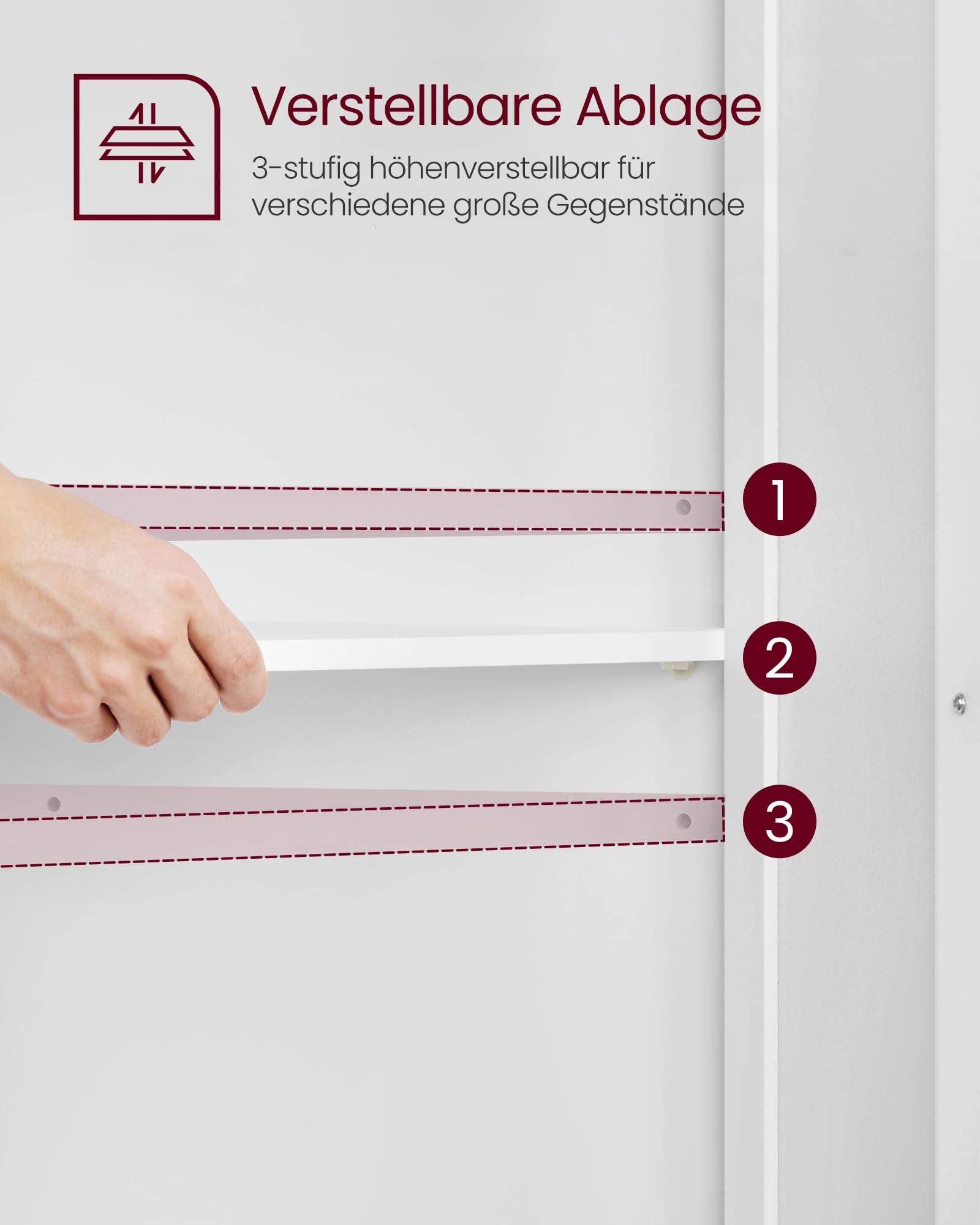 Vasagle Eckschrank – Bild 3
