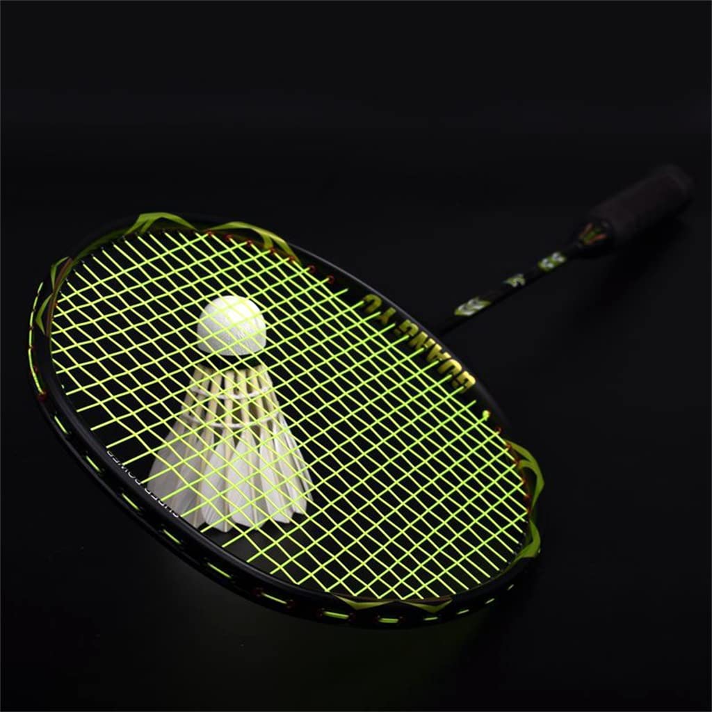Badminton Racket Full Carbon 3U Offensive Adult Power Racket Secondary Reinforcement Racket
