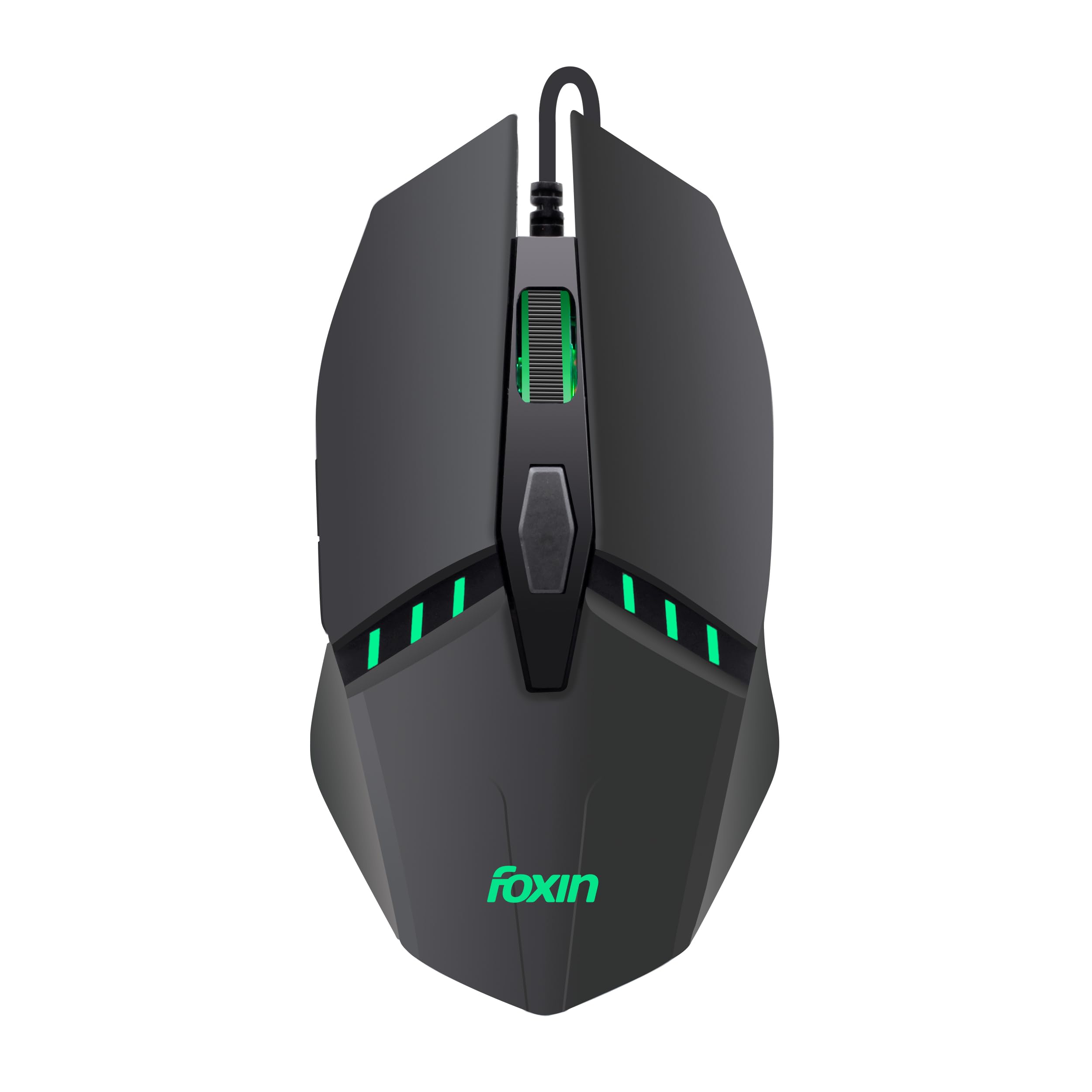 Foxin Phantom GM 103 USB Wired Gaming Mouse with Upto 7200 DPI Gaming Sensor | 6 Buttons | Upto 10 Million Clicks | RGB Lighting | Ergonomic Design | 1.5m Cable (Black)-image-45
