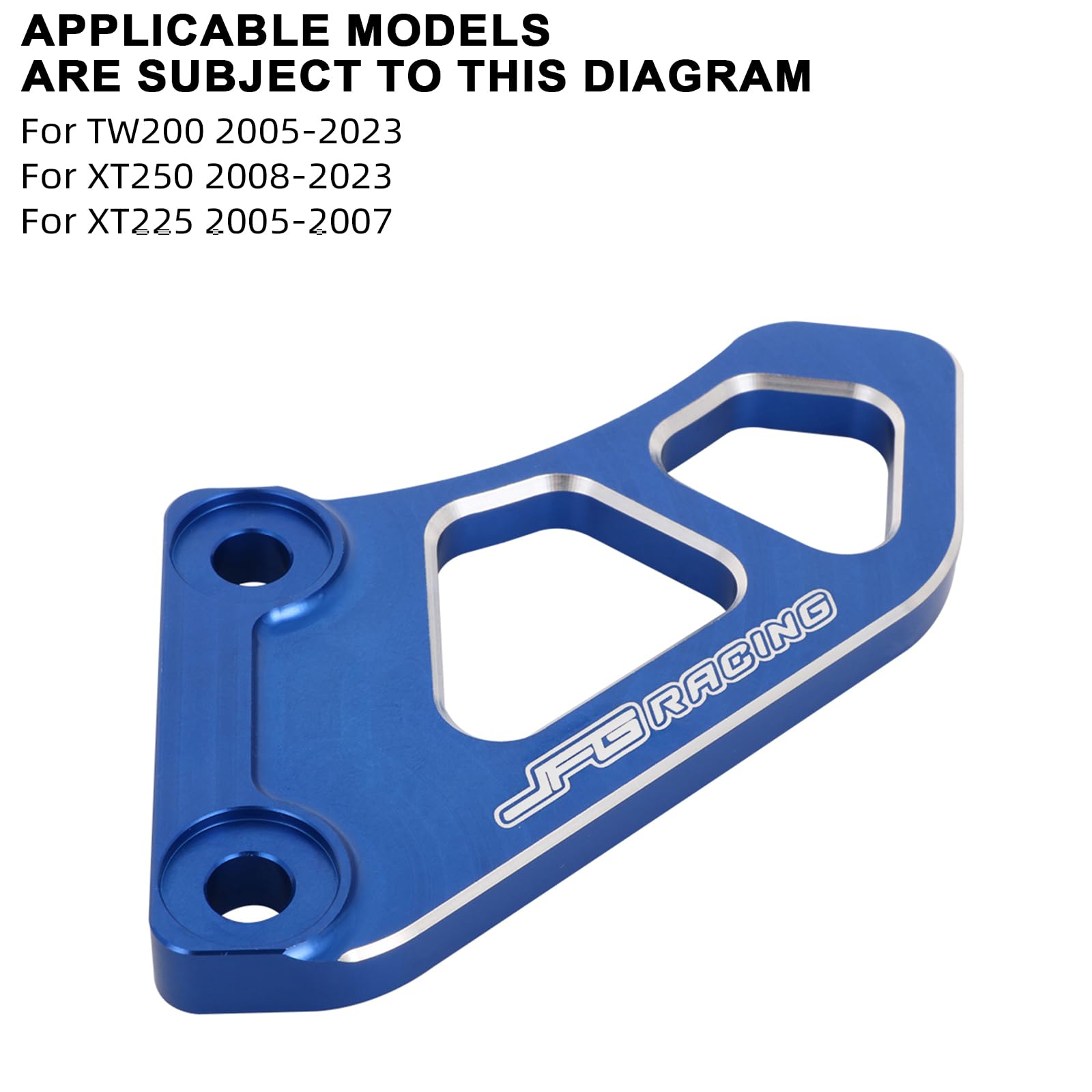 Tendeur De Chaîne CNC Aluminium Pour Yamaha WR250, XT225, TTR... | Réglage Précis, Anti-vibration, Installation Facile