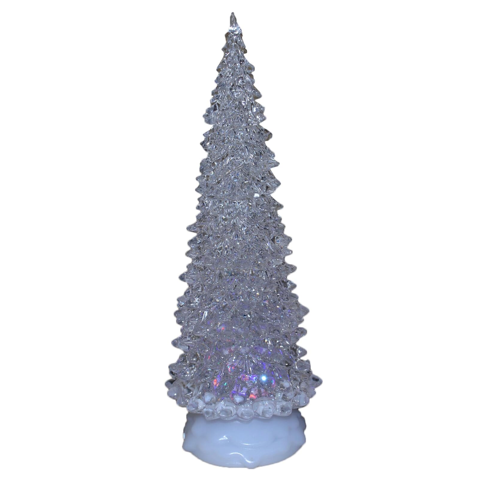 Premier Green 30Cm Battery Operated Water Spinner Tree With Timer And Colour Changing Led's