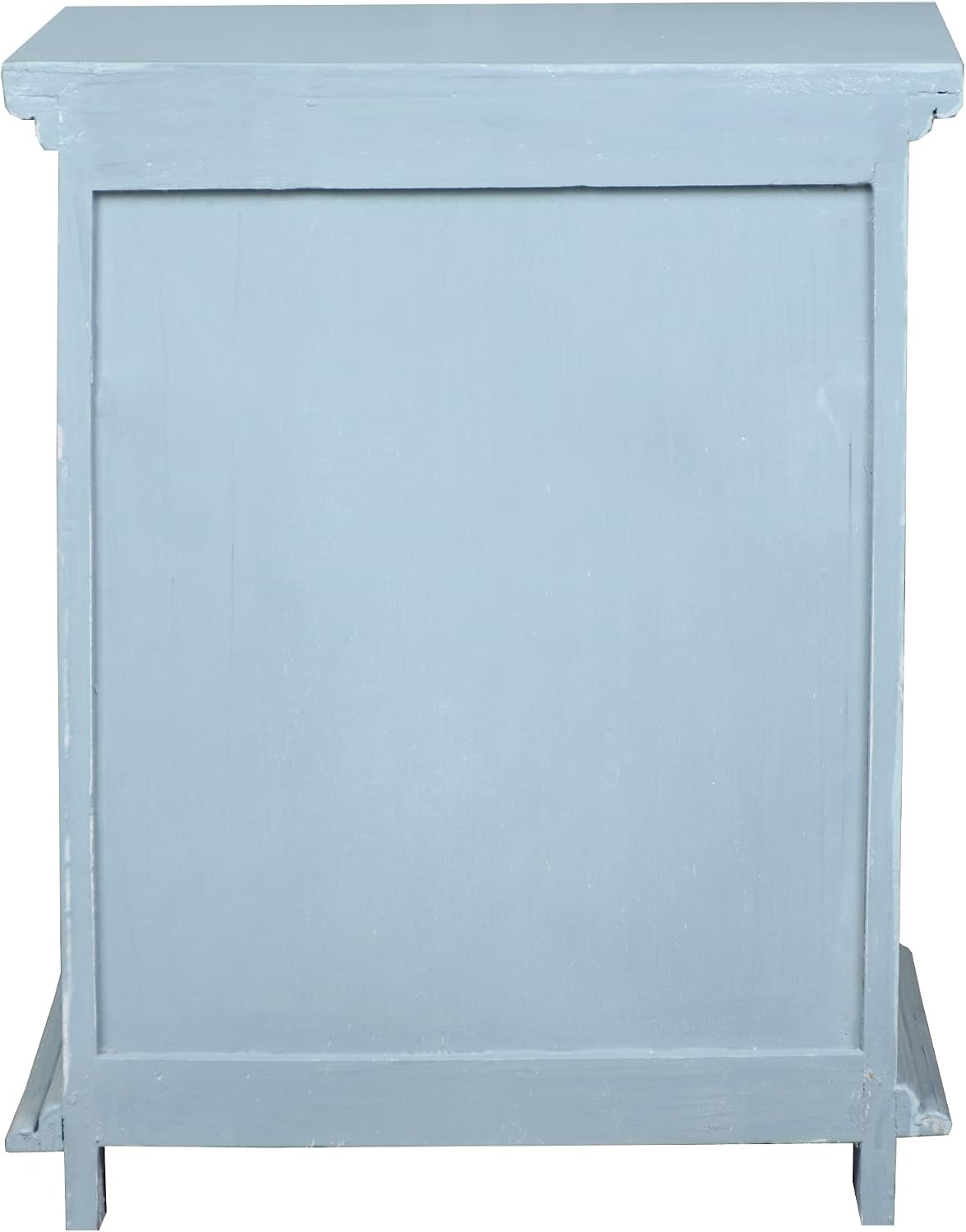 Sunset Trading Cottage Solid Wood Night Distressed Beach Blue | Fully Assembled Side Table