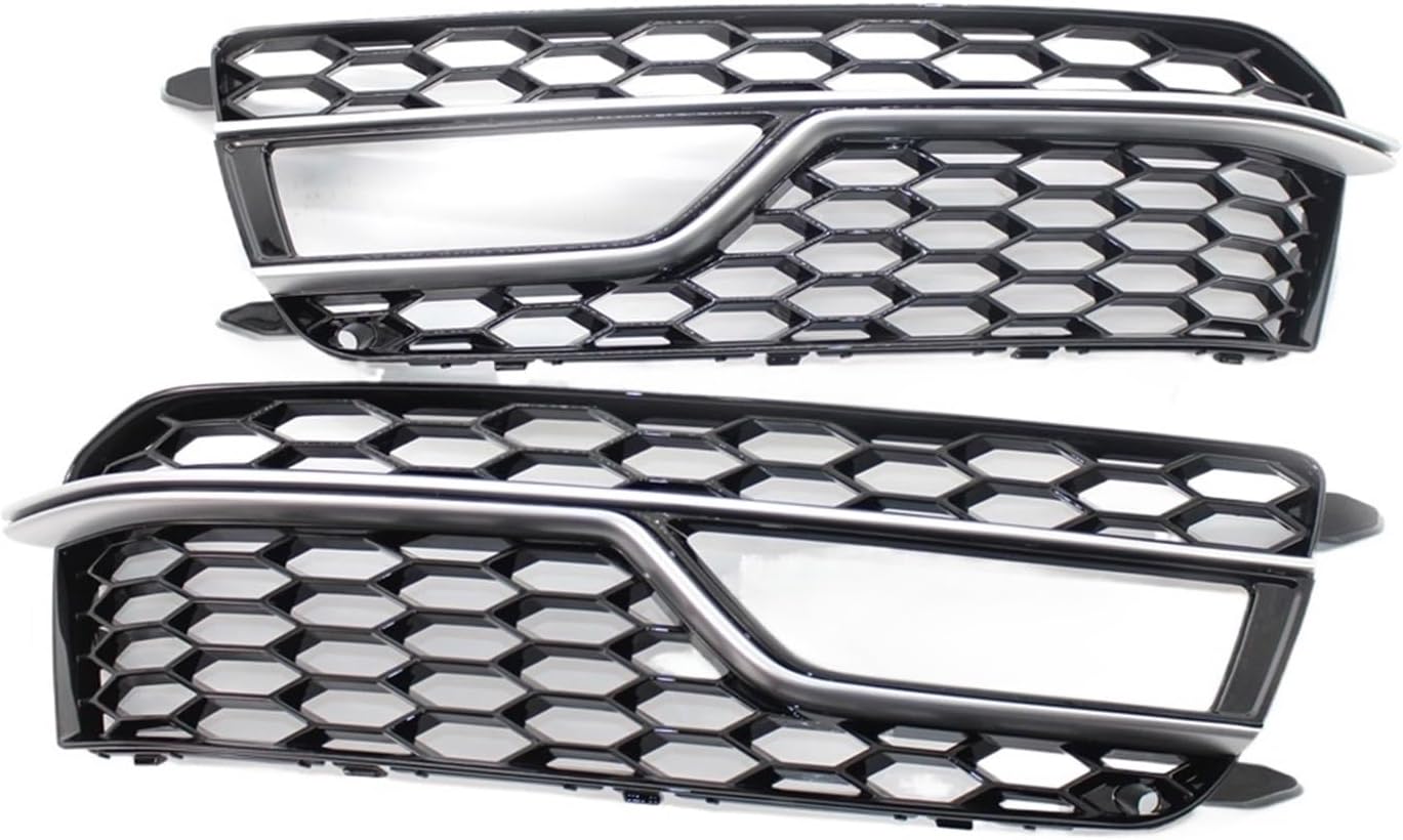 車のフロントフォグライトランプカバーハニカムグリルバンパーグリル