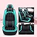 ZIHONG Housses De Protection pour Tapis De SièGe De Voiturepour Volkswagen Phaeton/Magotan/Scirocco/Metroway/Sharan/Golf/Touareg, ImperméAble Respirant Cuir Seat Covers Coussin