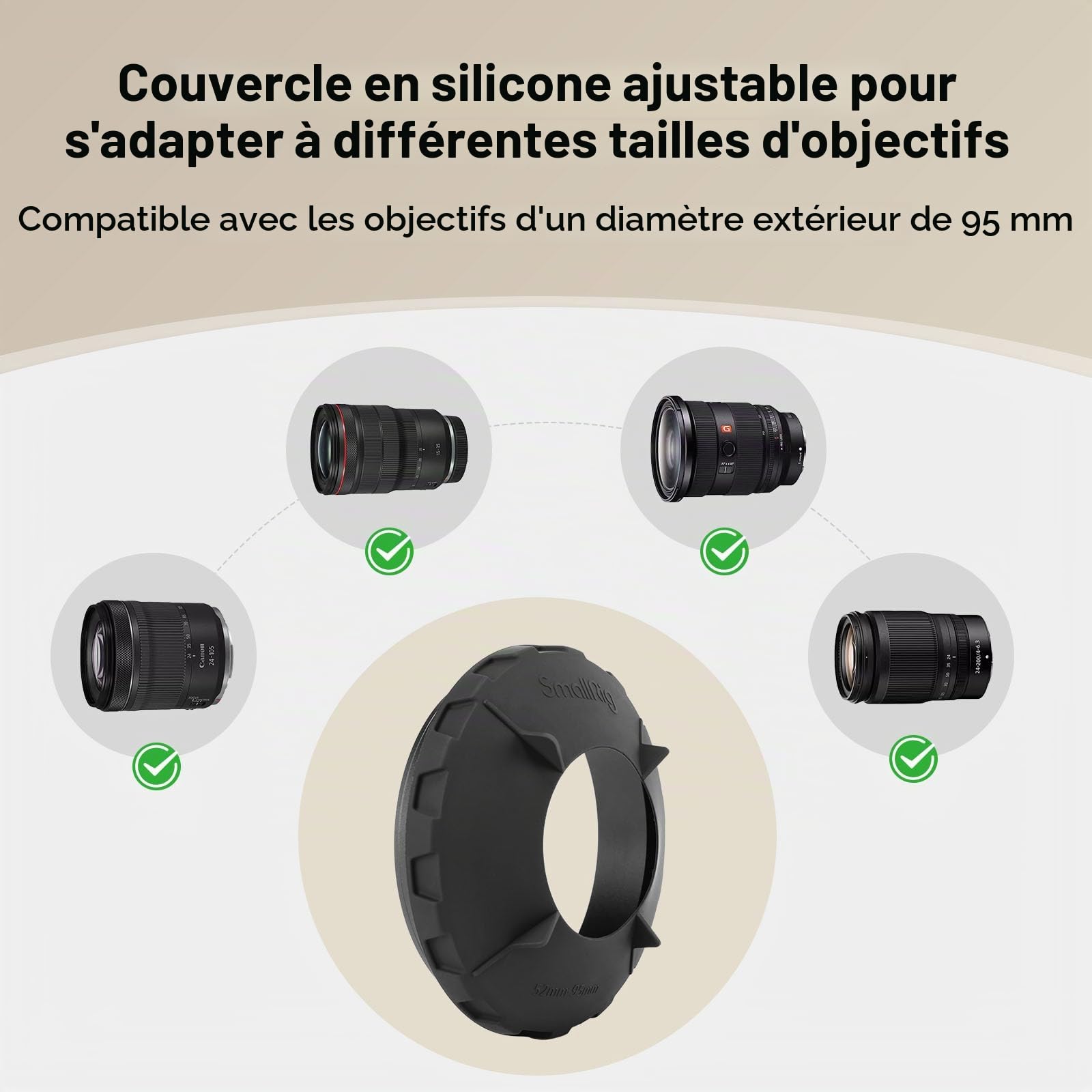 SMALLRIG Téléprompteur pour iPad pour Android Tablette Jusqu'à 11", App Support PDF Picture Word TXT, Doit Work avec Baseplate LWS de 15mm pour Caméscope DSLR sans Miroir, Pas pour Smartphone - 3646