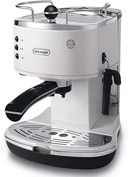 DeLonghi Eco 311 - Cafetera automática, 1100 W, 1.4 L, color plateado