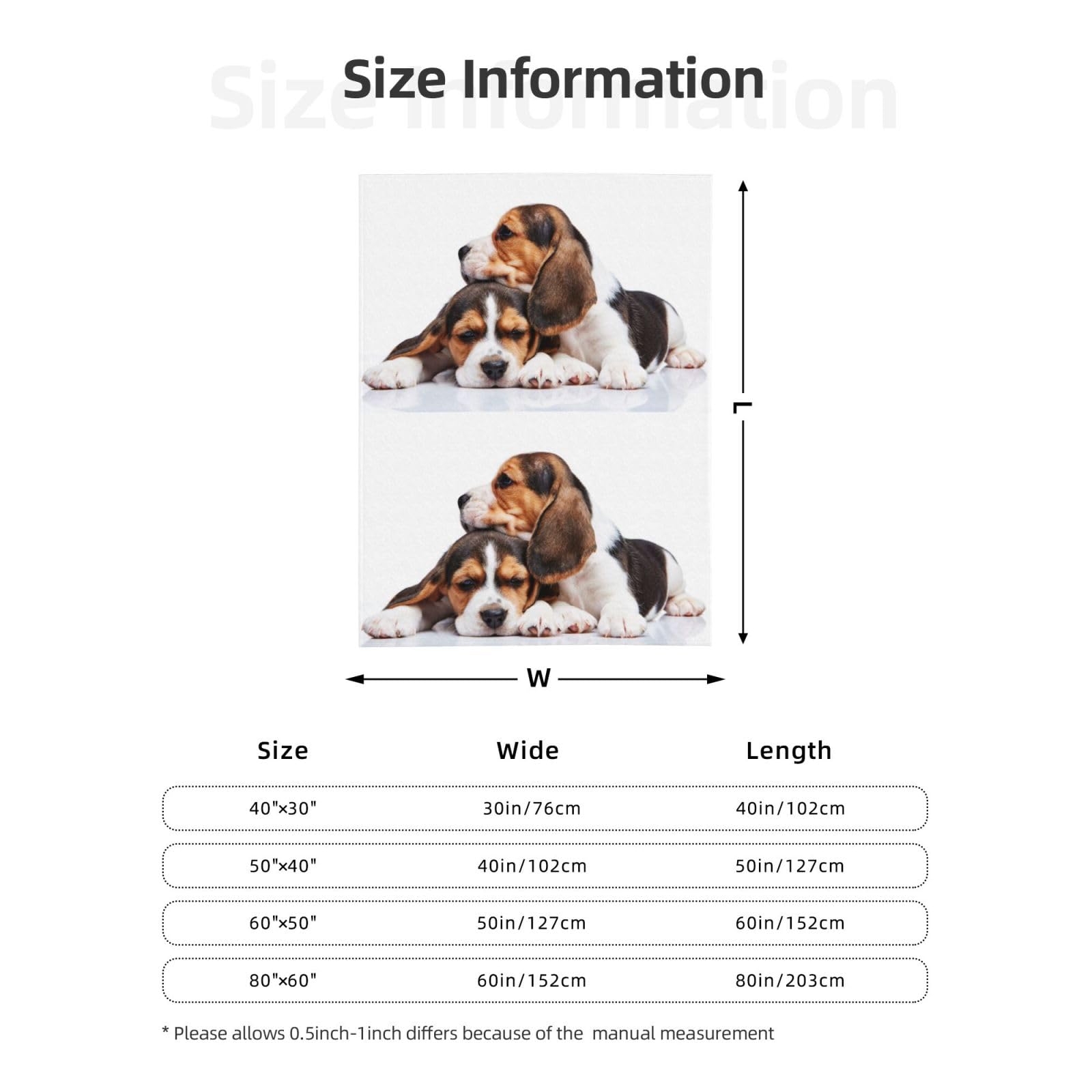 Manta De Franela Suave, Manta Ligera De Felpa Peluda para Cama, Manta, Ropa De Cama, Manta Bonita para Mascotas, Cachorros Beagle, Perros,80 x 60 Pulgadas.