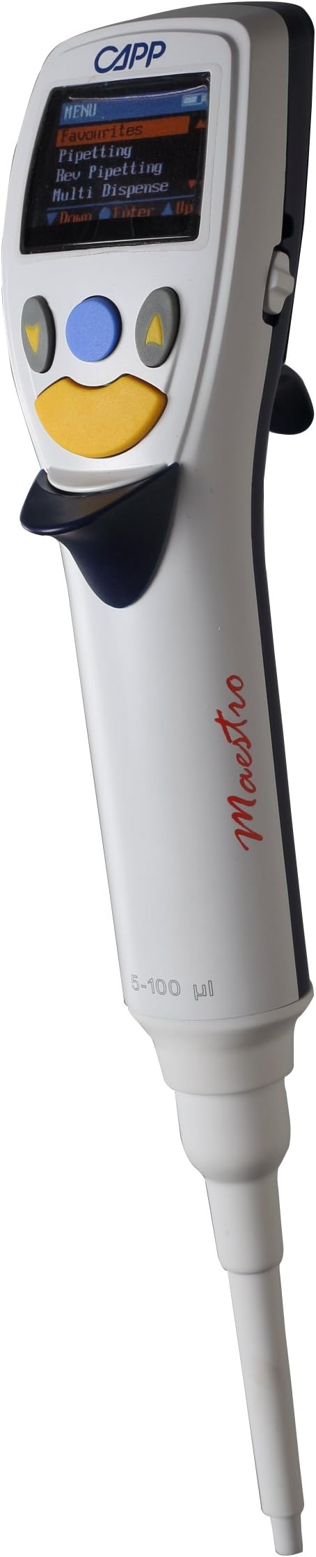 CAPP Maestro Single Channel Electronic Pipette, 5-100µl (M100-10)