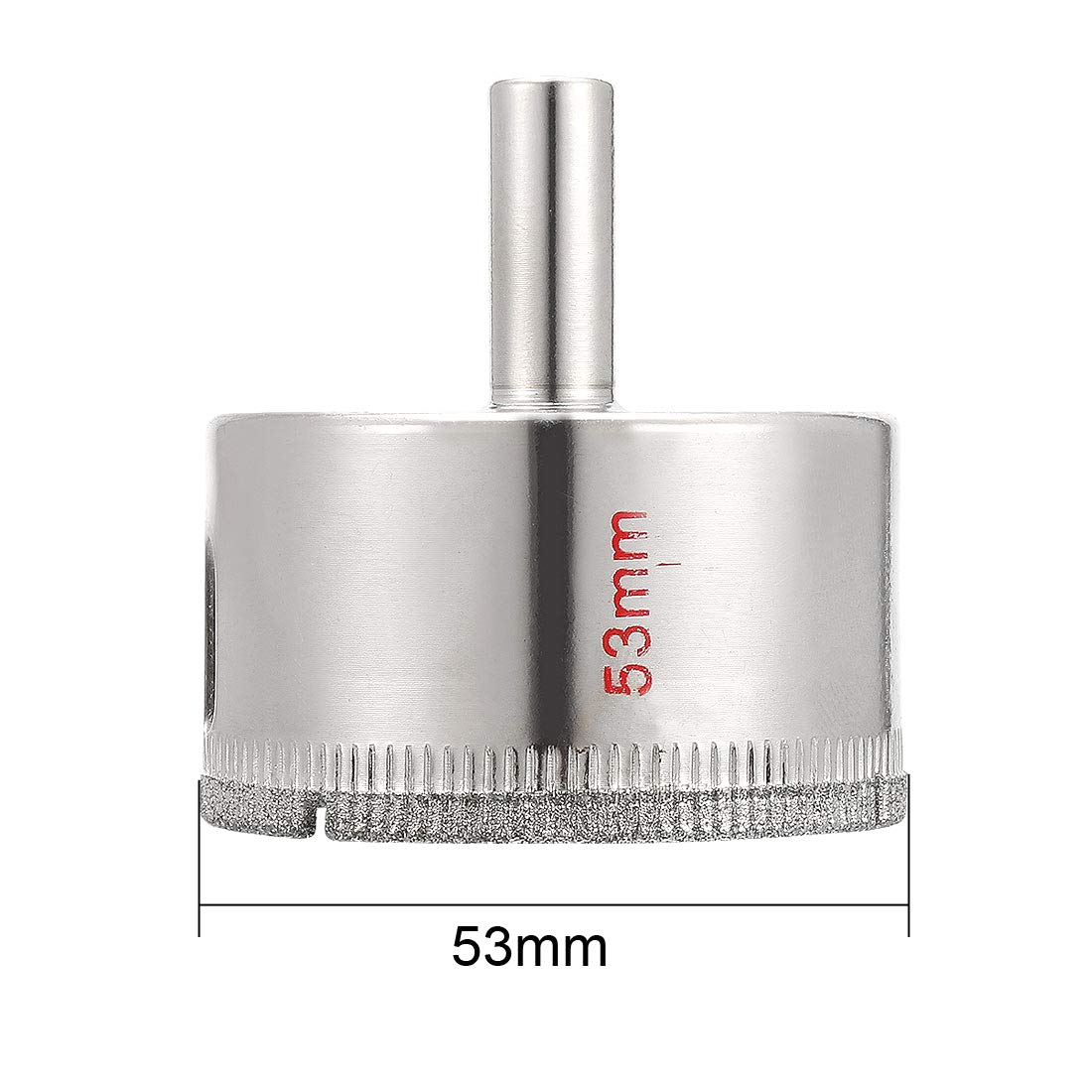 Sourcingmap 53mm Diamond Coated Glass Hole Saw Drill Bits for Ceramic Tile Marble Rock Porcelain Bottles Pots Brick - Image 2