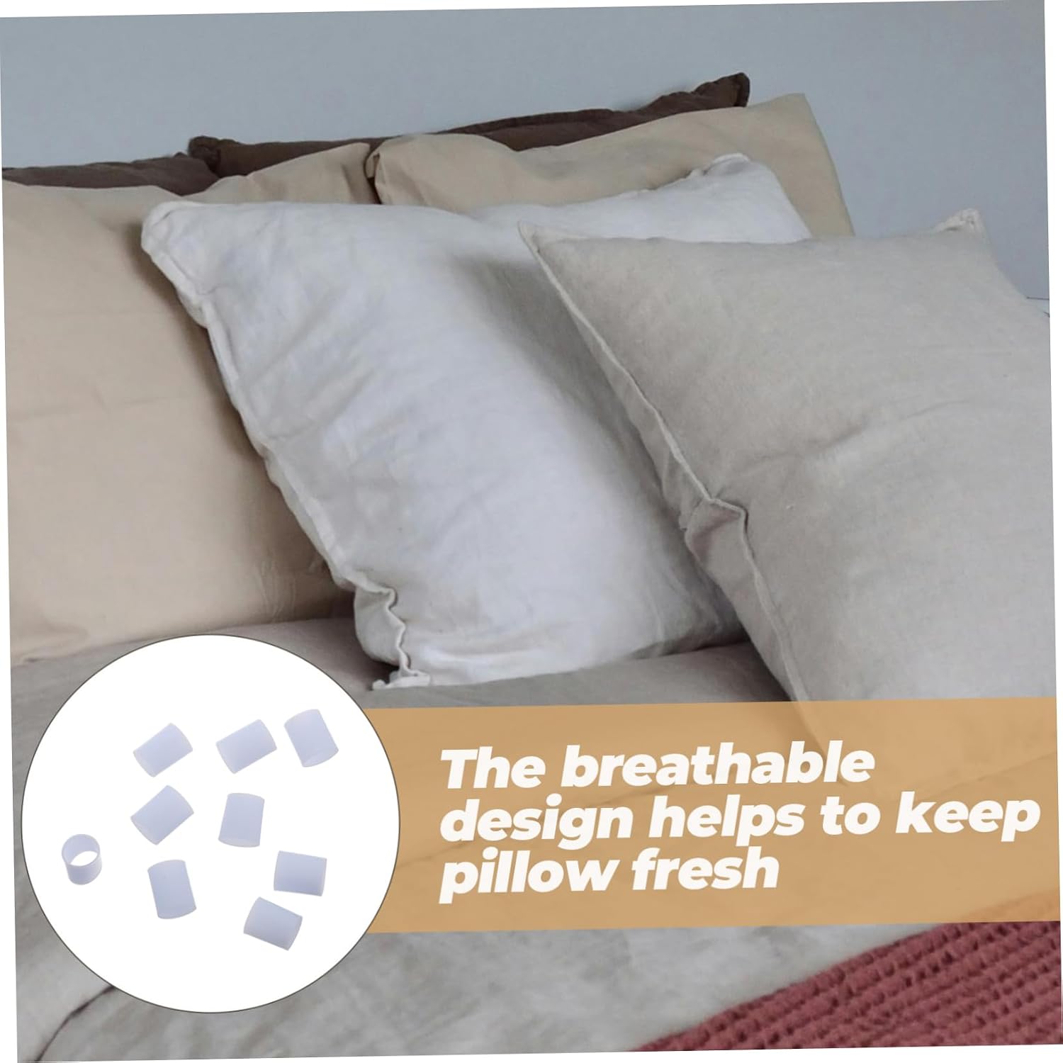 GLEAVI 1bag Pillow Stuffing Pipes Replacement Elastic Pillow Inserts Supply for Restful Sleep