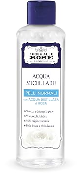 Roberts"Acqua alle Rose" Micellar Water 6.76 Fluid Ounce 200ml Bottle [ Italian Import ]