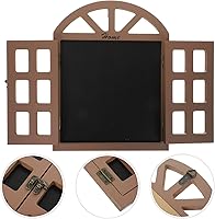 Vista 4 de VOSAREA Colgante de pizarra de madera para ventana, multifuncional, letrero de pizarra reutilizable