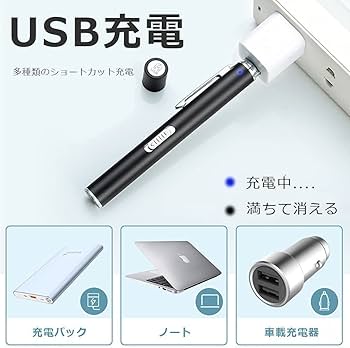 Amazon.co.jp: Veenkeny ペンライト 暖色光 白色光2色 LEDライト 2本