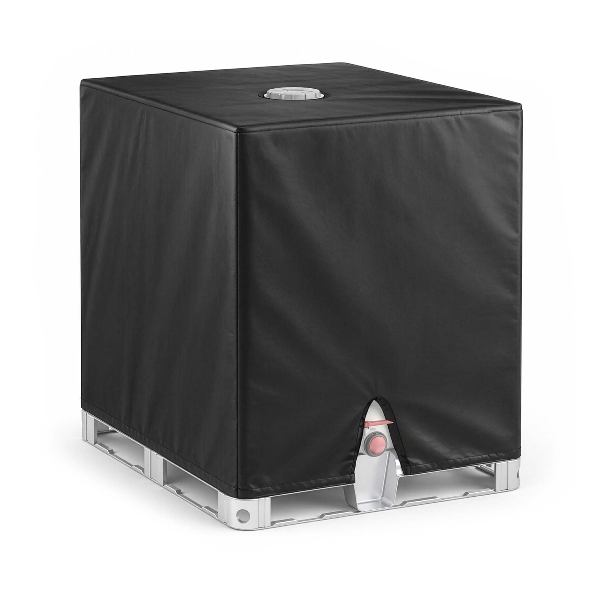 Wiltec IBC Abdeckplane – Abdeckung für 1000 L Tank, 120 x 100 x 116 cm