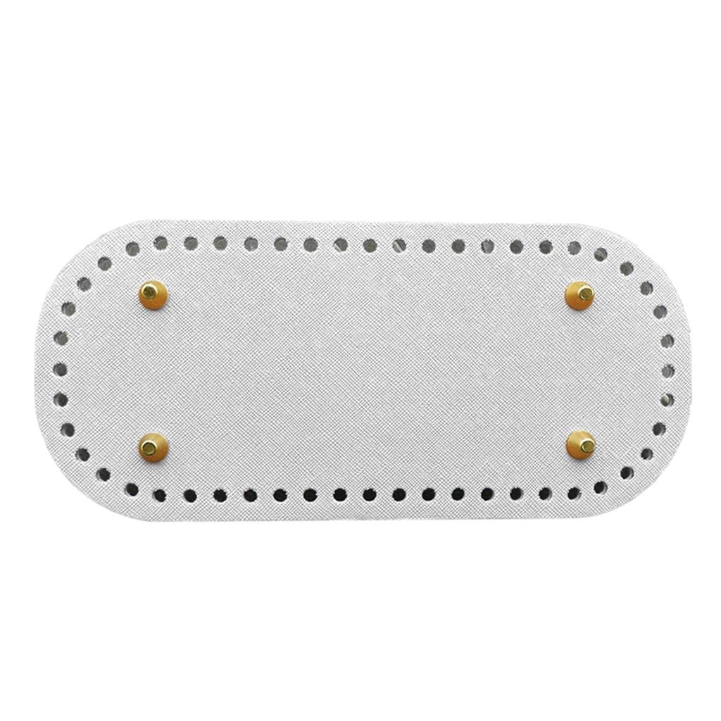 NIVAA Leather DIY Bags Bottom Mat Pad Insert Base Replacement Purse Making White-image-10