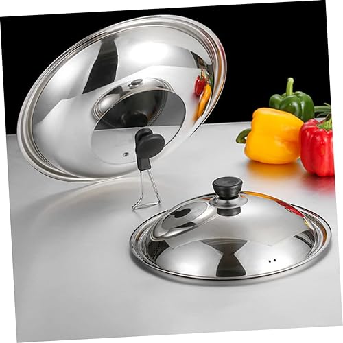 Miniatura 5 de Recipientes de vidrio 1 unid tapa de olla de acero inoxidable s Utensilios de cocina de silicona recipientes de silicona para hornear Terrario Bbq