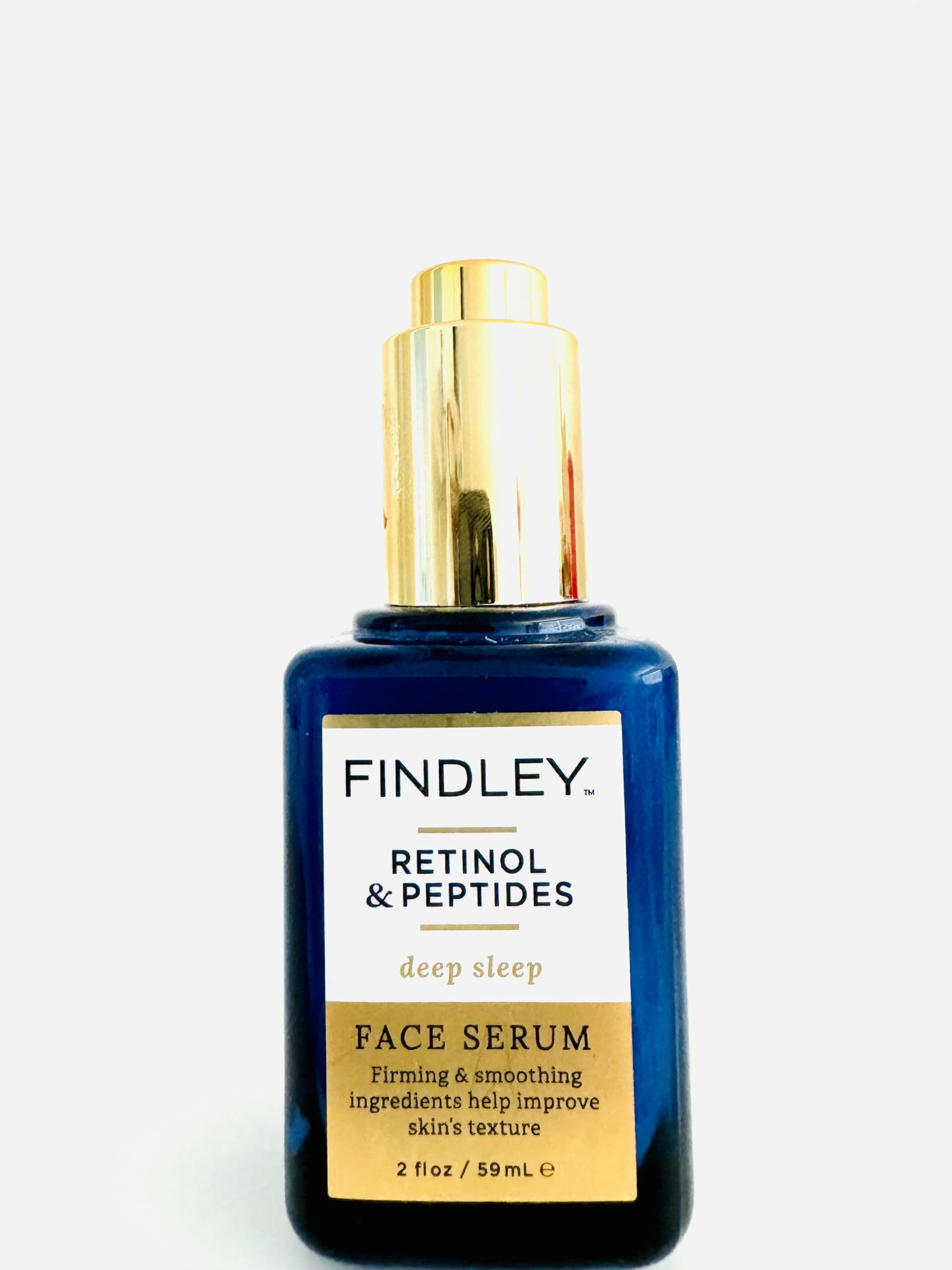 Generic Findley Retinol + Peptides Face Serum, 2 FlOz, No Box, White