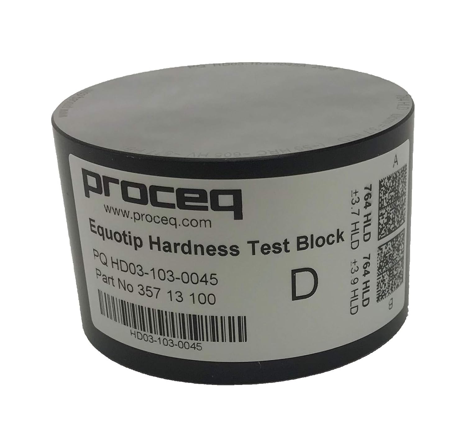 Proceq Equotip Test Block D/DC775 HLD / 56 HRC, Proceq Factory