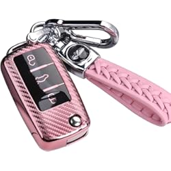 Funda Llave Opel Corsa RXXR Funda para llave de coche para Volkswagen Golf y Volkswagen Golf Funda para llave con llave para VW Polo Passat Skoda Seat 3 botones