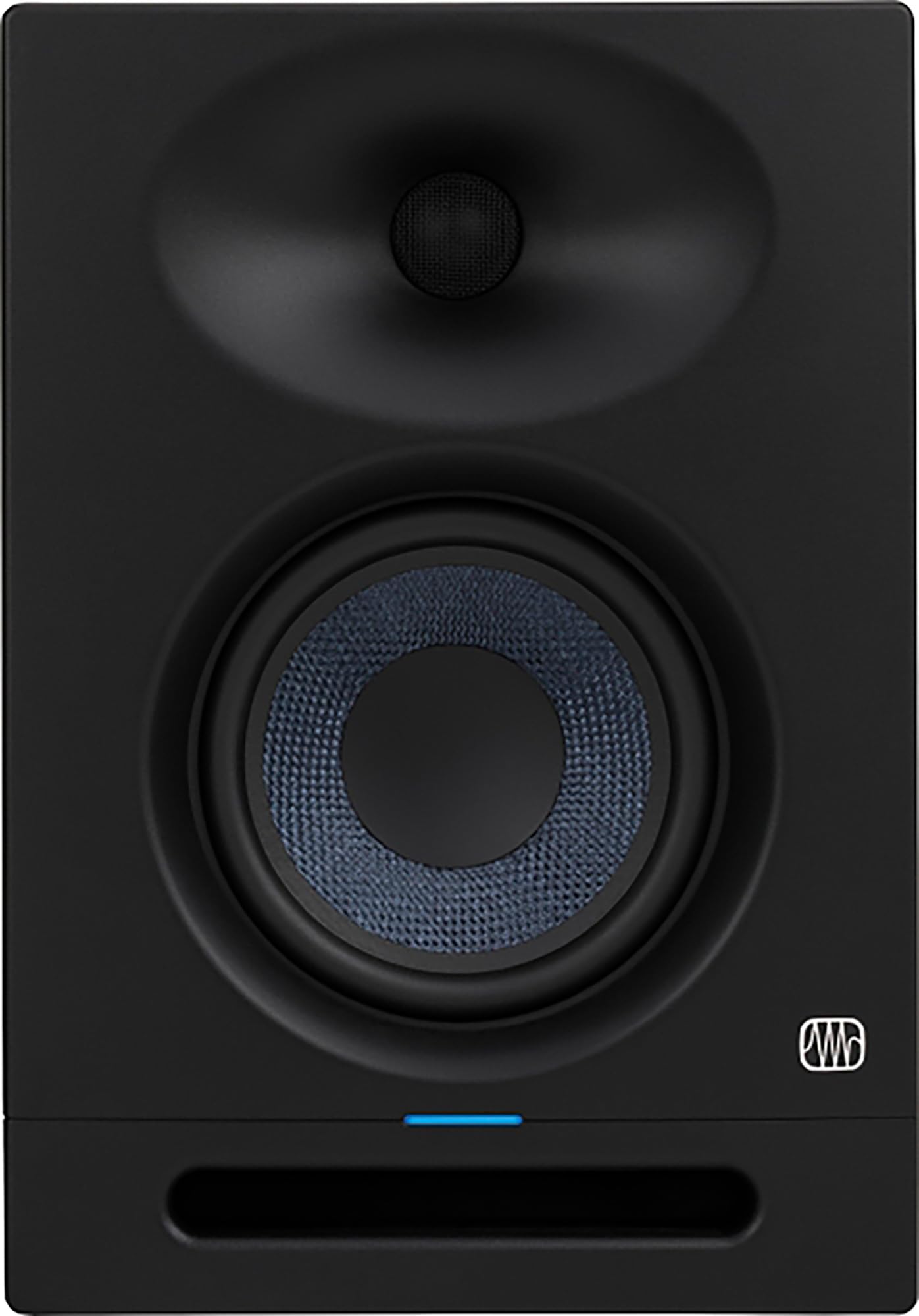 PreSonus Eris Studio 5 5.25-inch 2-Way Active Studio Monitors with EBM Waveguide Bundle with Stereo Breakout Cable, XLR Cable and Polishing Cloth