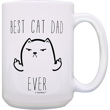 cat dad coffee mug