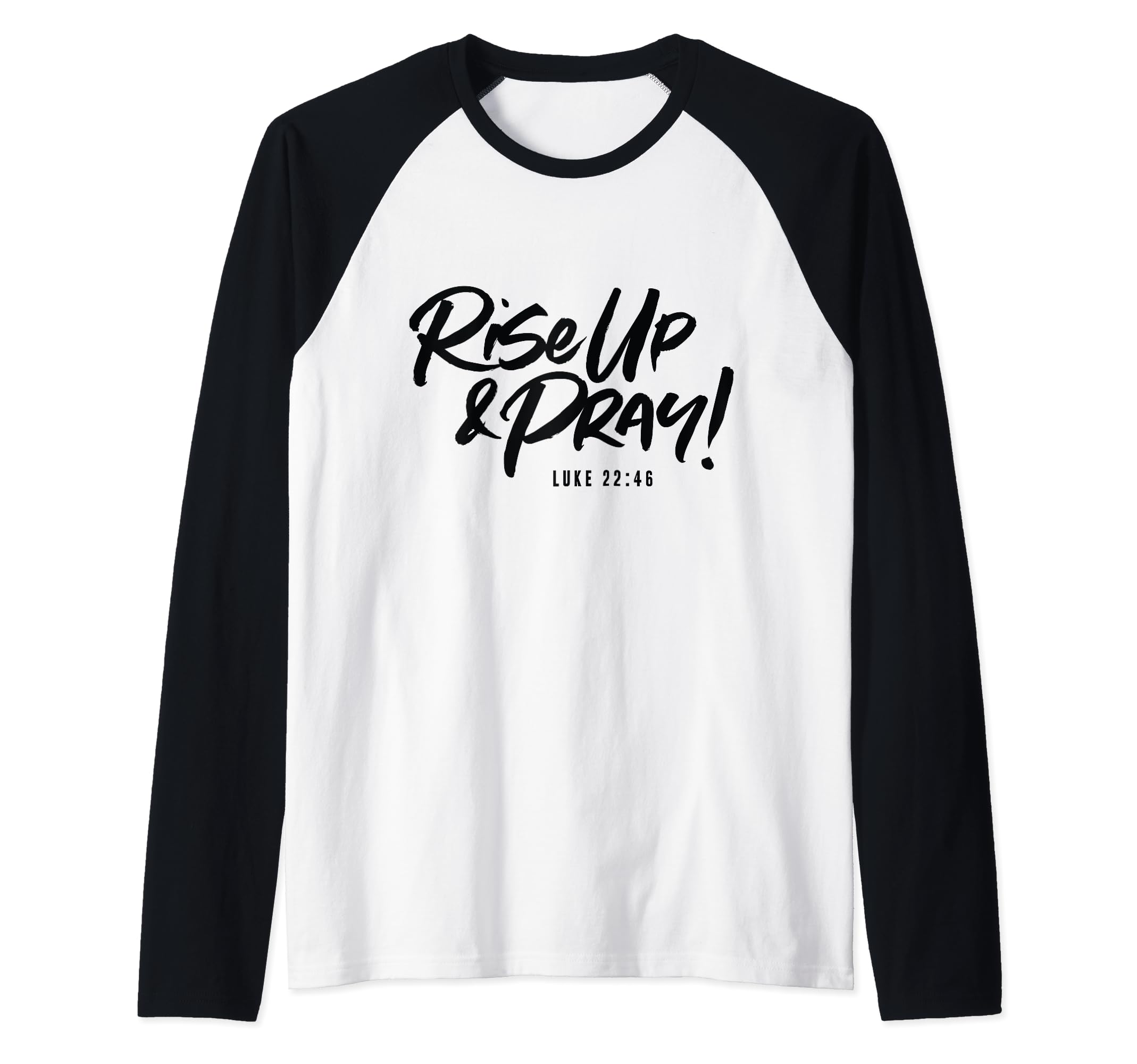 Rise Up & Pray Raglan Baseball Tee