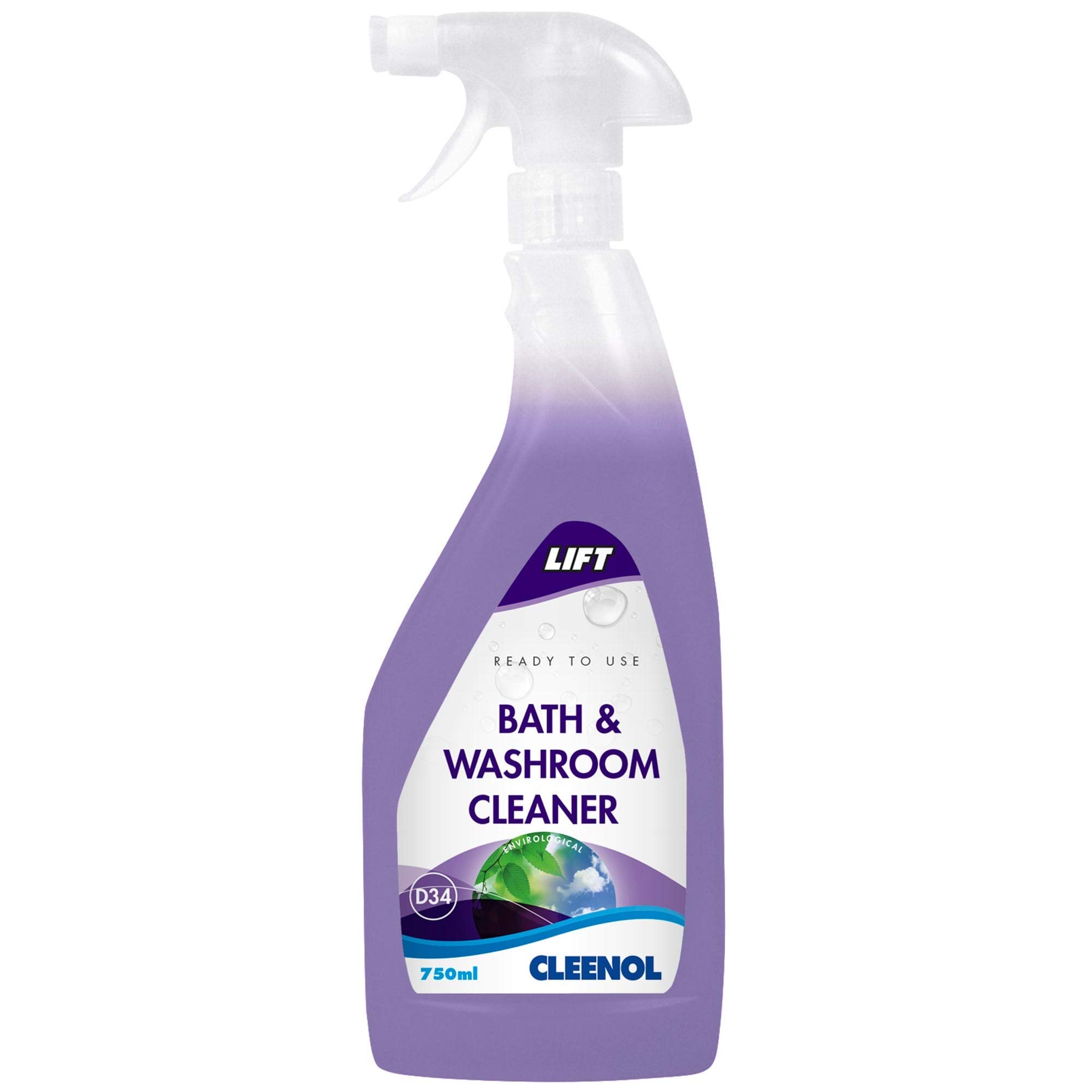 Cleenol FS077 Bath and Washroom Cleaner, 6 x 750 ml, Acrylic