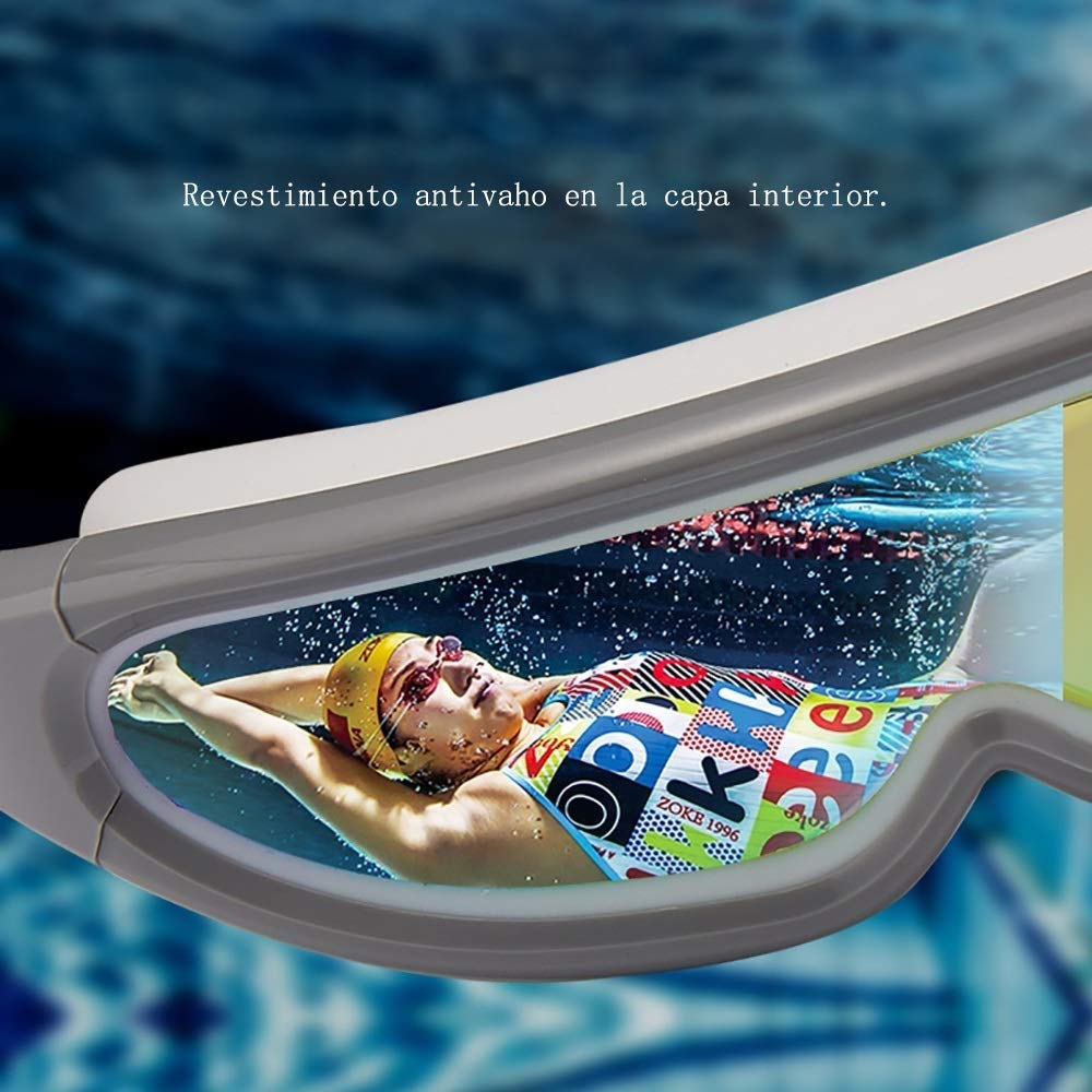 Occhialini da nuoto, occhialini da nuoto, senza perdite, anti appannamento, protezione UV, per adulti, uomini, donne, giovani, bambini, bambini, infrangibili, impermeabili, occhiali da