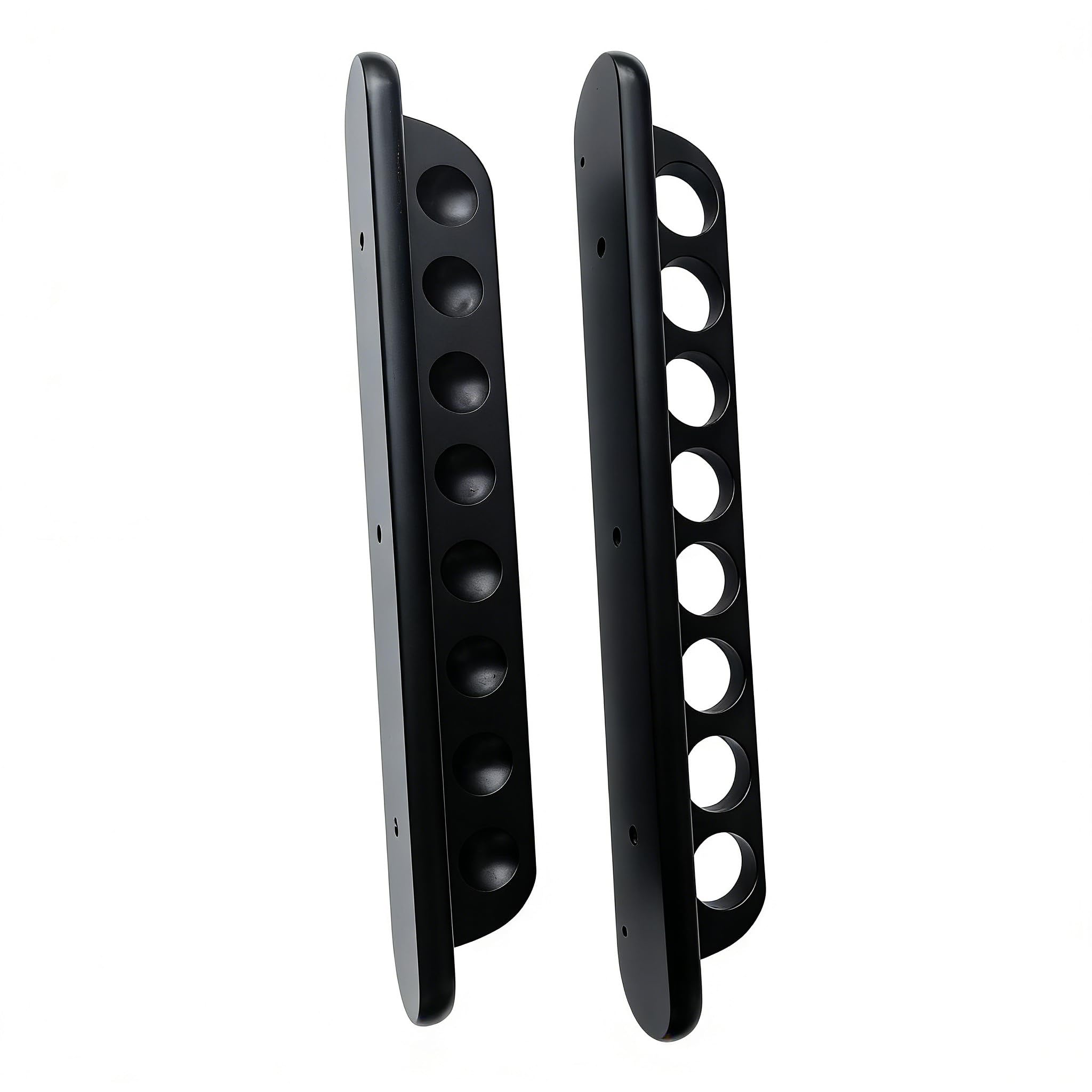 LANTE LIFE 8 Pool Cue Rack, Wood Billiard Cue Rack Wall Mounted, Ideal for Pool Bars & Billiard Players