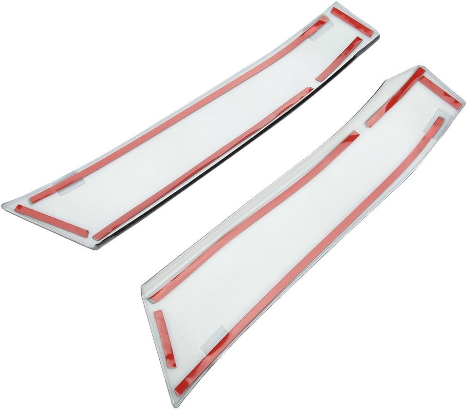 Qiilu Rear Light Tail Trim for CHR 2018, 4PCS Carbon Fiber Rear Taillight Cover Auto Exterior Accessories