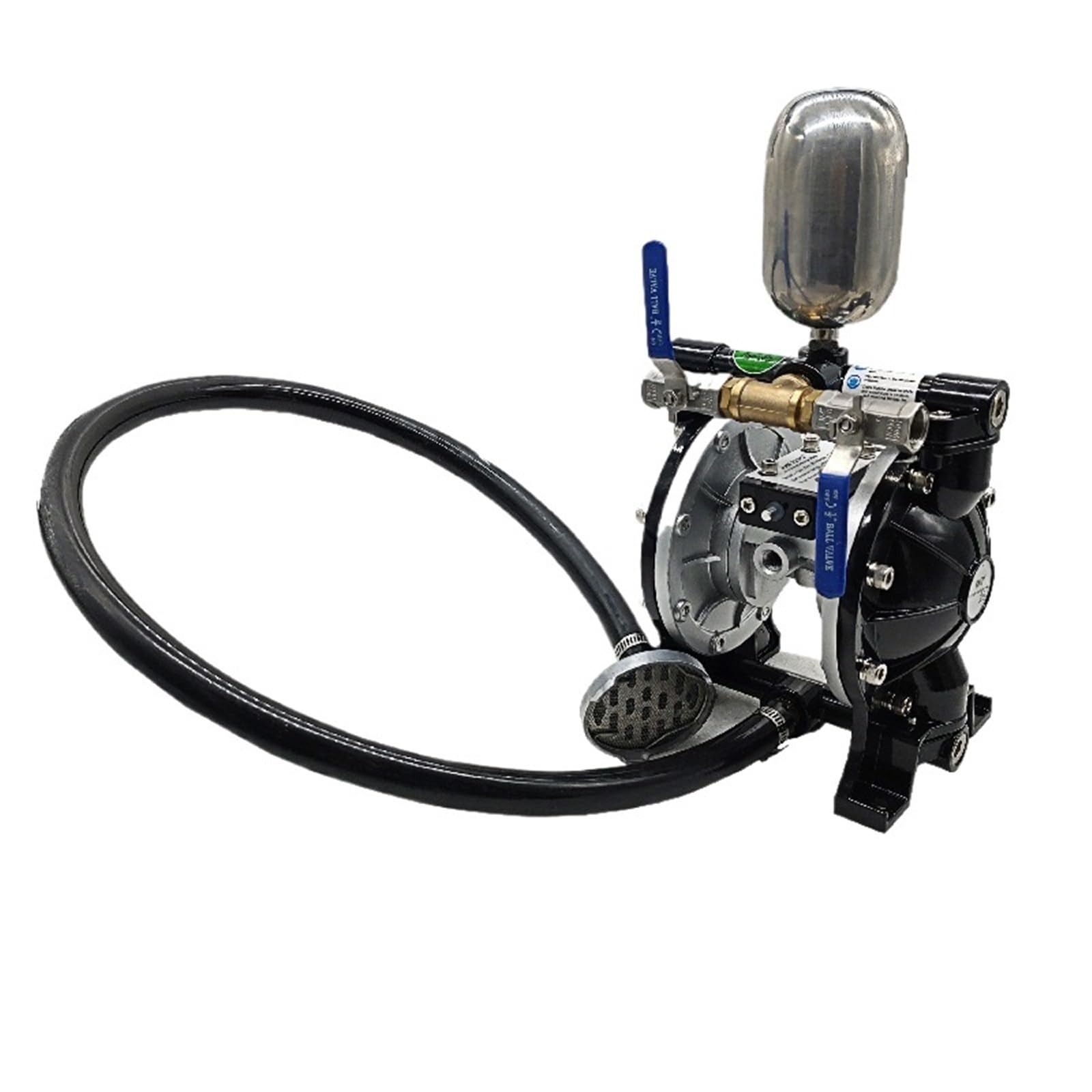 CUDTAPI Diaphragm Pump, Paint Spray Booster, Acid Alkali Resistant Pneumatic, Single(UV paint A-15 (single pump))