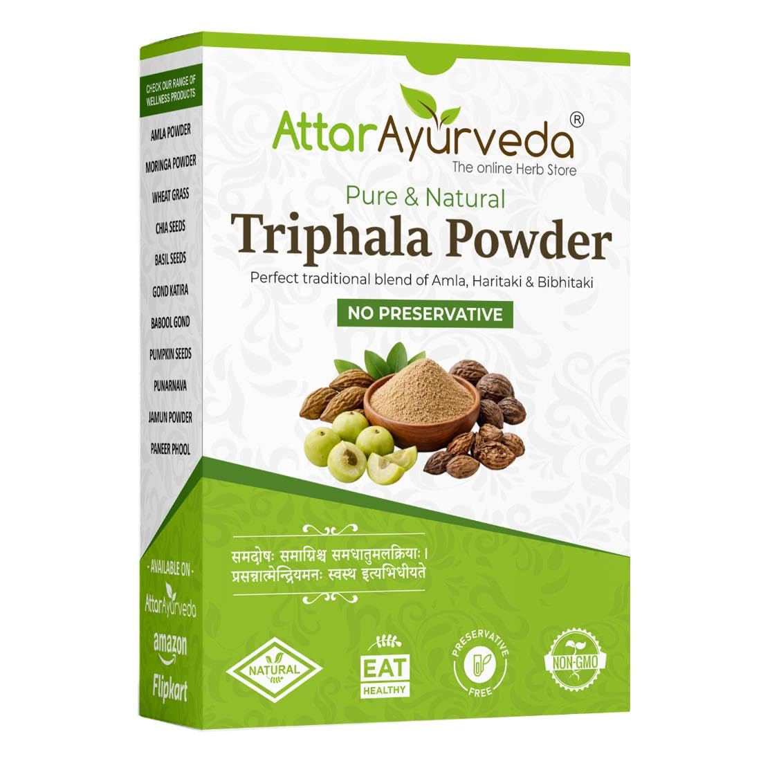 Attar Ayurveda Triphala Churna/Powder - 250 grams | Supports Immune System, For Balanced Bowl and Gut Health | Pure and Preservative-free-image-16