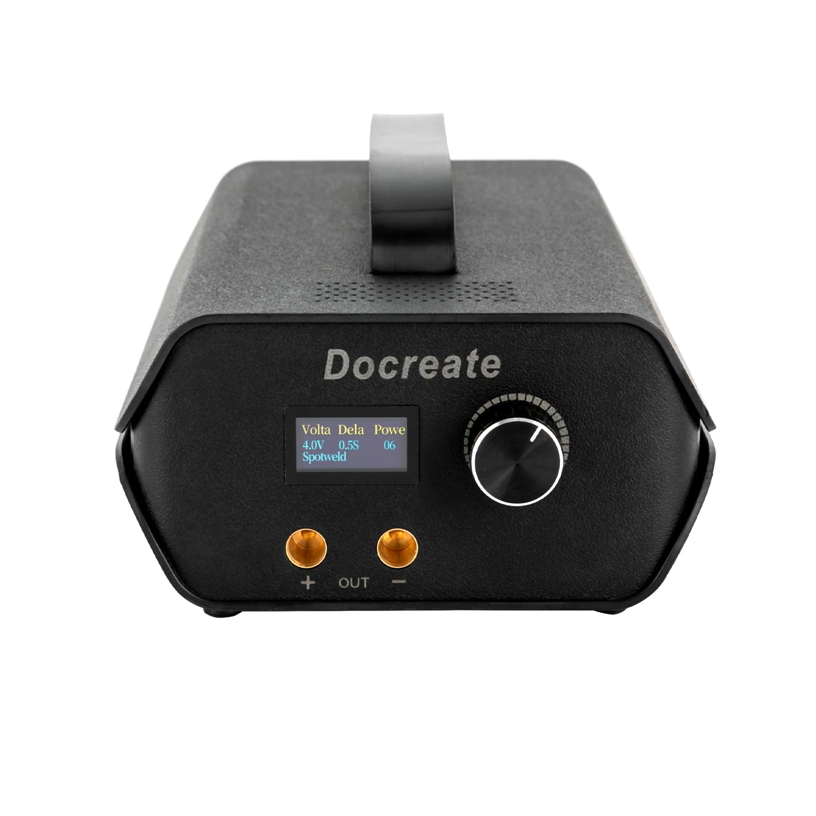 Saldatrice a punti portatile, a batteria con condensatore Farad 3000 F 120 marce, supporta nastro in nichel da 0,1 – 0,3 mm, con display LCD, 23 x 14 x 7,1 cm