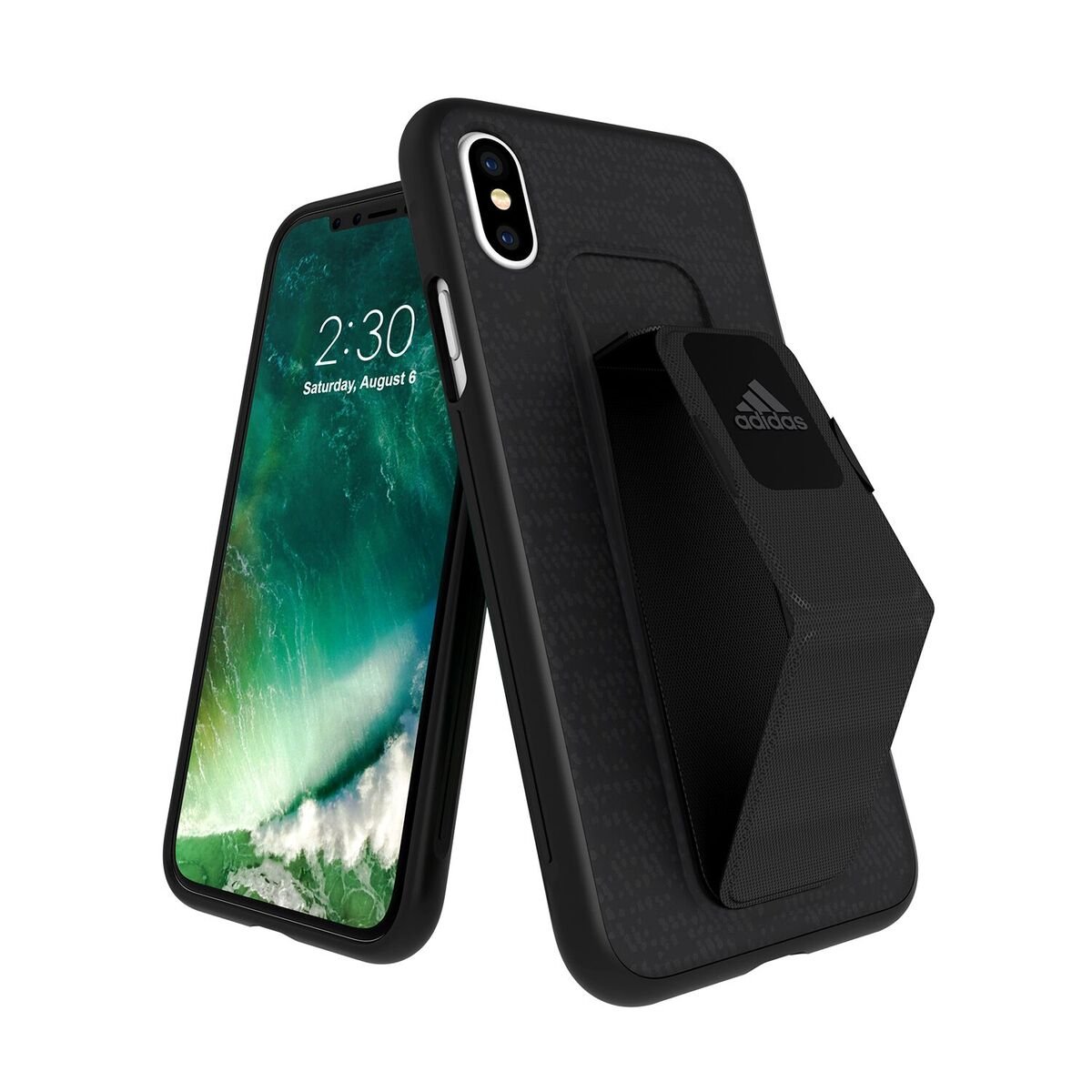 アディダスパフォーマンス iPhone Xケース スタンド機能 ブラック Amazon.co.jp: 【アディダス公式ライセンスショップ】アディダス