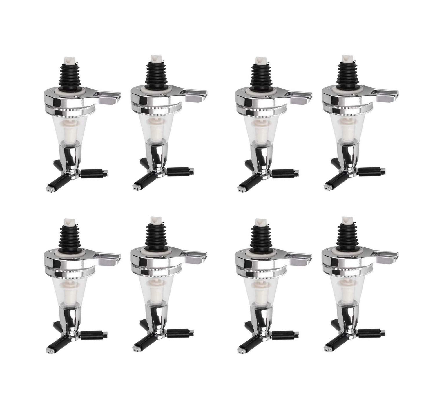 MACHSWON 8 piezas barra óptica espíritu medida pub dispensador bebida espíritu vino cóctel vertedor barra herramienta 25ml dispensador de licor