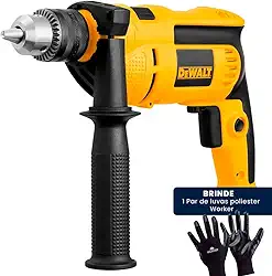DEWALT Furadeira de Impacto de 1/2 Pol. (13mm) 710W 2.600 RPM com Maleta 110V DWD502K
