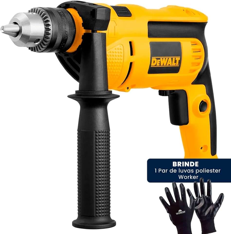 DEWALT Furadeira de Impacto de 1/2 Pol. (13mm) 710W 2.600 RPM com Maleta 110V DWD502K