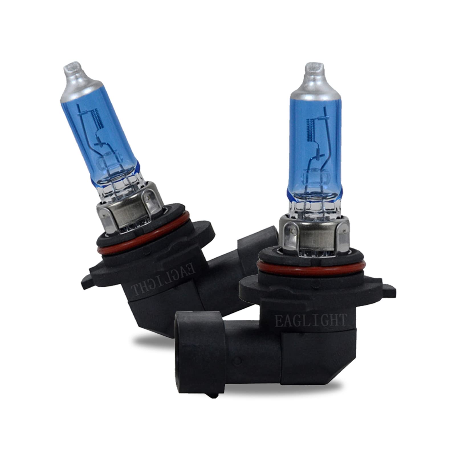 Pack-2 HB4/9006 Car Halogen Spotlights, P22D Ultra White Light Bulbs, 12V 100W High Beam Low Beam Driving Fog Light for Most Cars, SUVs, Trucks