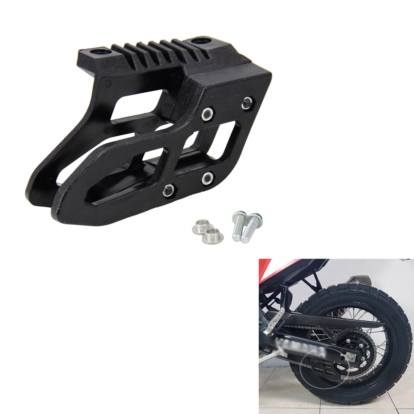 Kettenradschutz Motorrad Führung Riemenscheibe Ketten Stabilisator Ringe Schutzplatte Schutz für Fahrräder Motorrad Zubehör