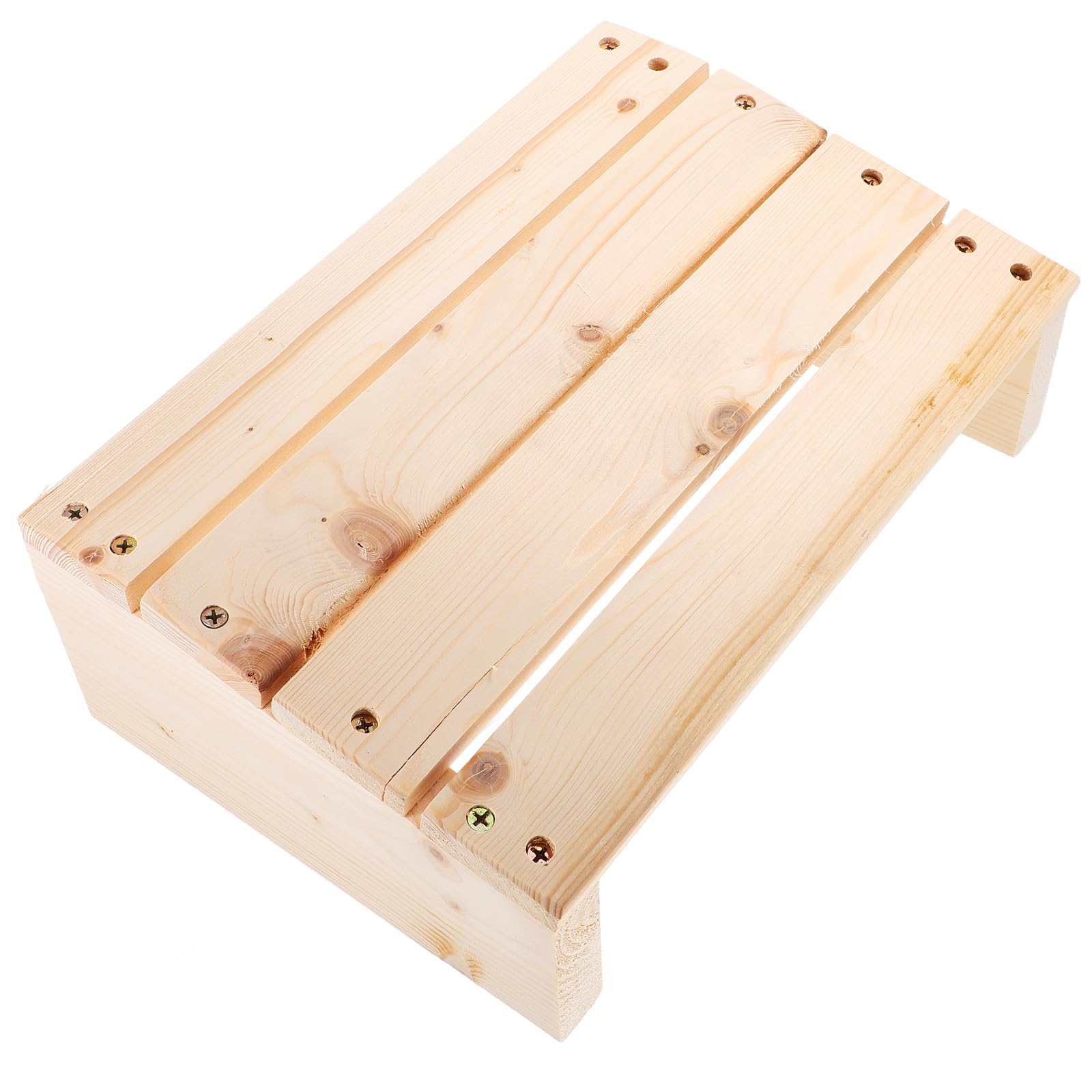 Healeved Poggiapiedi Ergonomico Inclinato per Scrivania in Legno Massello Supporto Confortevole e Sollievo dal Dolore per Ufficio e Casa
