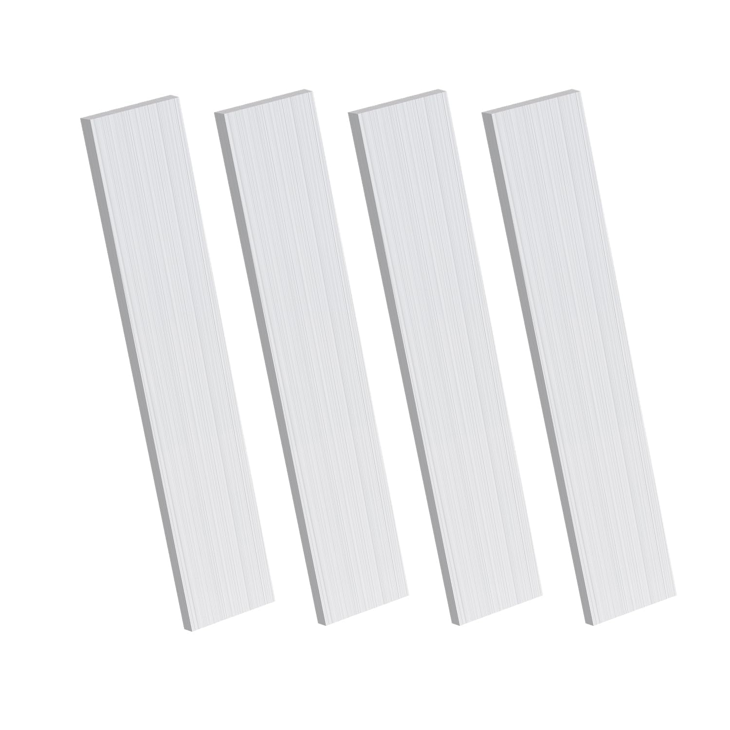 6061 Aluminum Flat Bars - 4 Pack -1