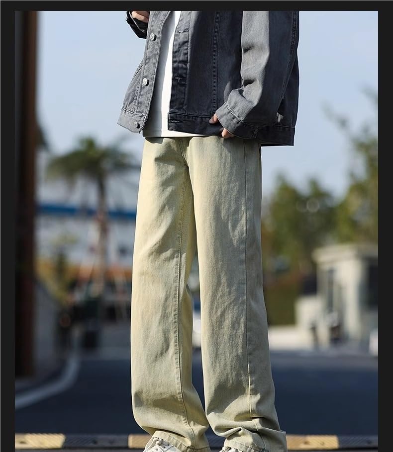 2025Wide Leg Pants Men ，Vintage Jeans，Skater Pants，Streetwear Jeans ，Mens Jeans Loose Fit2