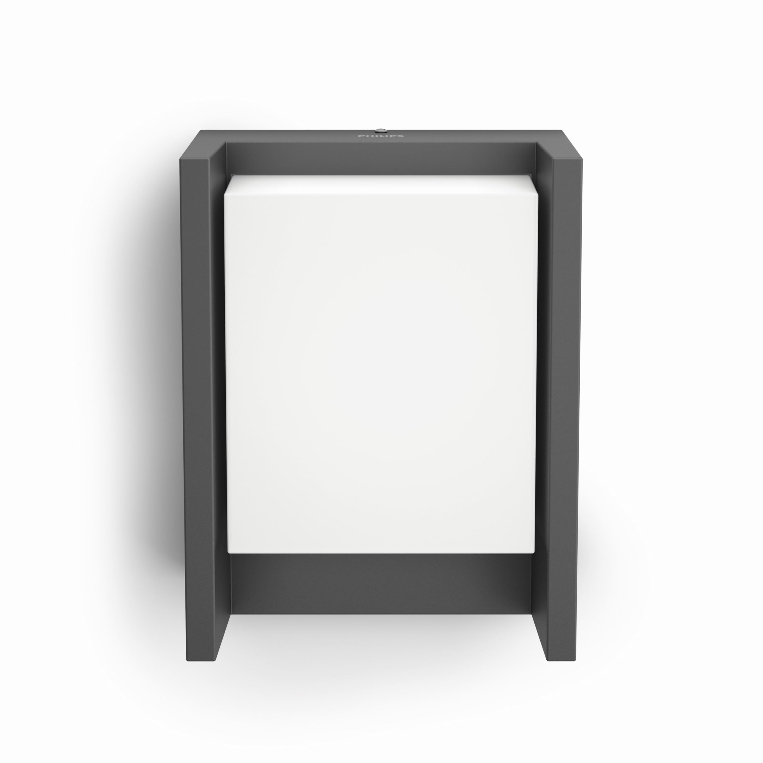 PHILIPS Arbour LED Outdoor Wandleuchte (6 W), wetterfeste Außenleuchte mit warmweißem Licht, energiesparende LED Beleuchtung, anthrazit