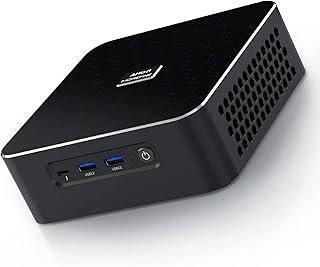 M600 Mini PC Windows 11 Pro, AMD Ryzen 5 6600H (up to 4.5GHz) Mini Computers, Mini Desktop Computer with 16GB DDR5 RAM/500GB PCIe4.0 SSD, Gaming PC Support WiFi6/BT5.2/2.5G Network Port