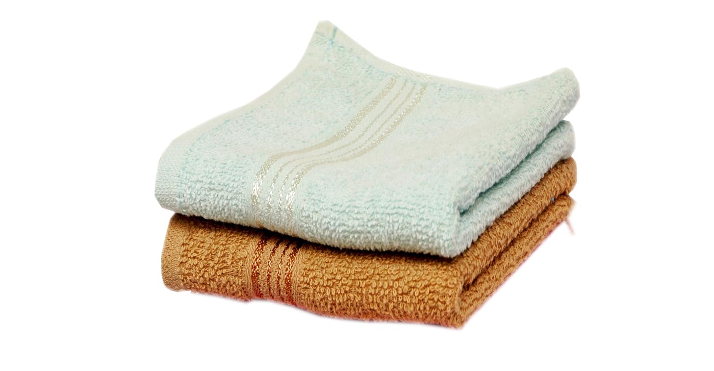 Space Fly Cotton Fresh Loom Face Towels for Women | Baby Face Towels Newborn Soft | Napkins for Hand Towel Small | Face Towels for Kids | Towel Hanky for Men | Face Towels Set of 2 (B0D4MGCGSB) Amazon Price History, Amazon Price Tracker