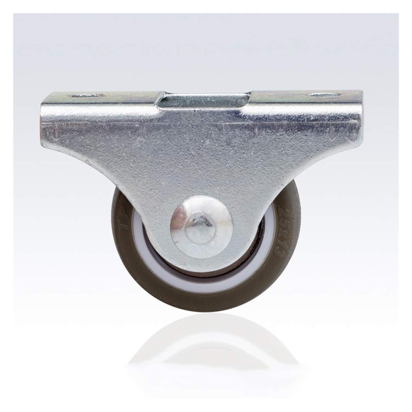 Ruedas giratorias, Ruedas para sillas de Oficina, Ruedas de Goma para Transporte de Muebles, Ruedas fijas de 25 mm, fijación de Goma de 50 mm, Juego de 4
