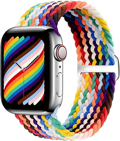 Correa De Nylon Para El Apple Watch 5 40 Mm Correa Trenzada Solo Bucle De  La Banda Para El Apple Watch De La Serie 6 4 3 Se Pulsera De Iwatch 5