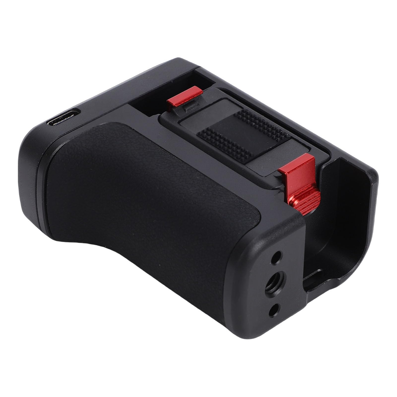 Zunate Empuñadura para Cámara de Acción, Zapata Fría con Bluetooth de Liberación Rápida para Fotografía Callejera, Aleación de Aluminio con Rosca 1/4